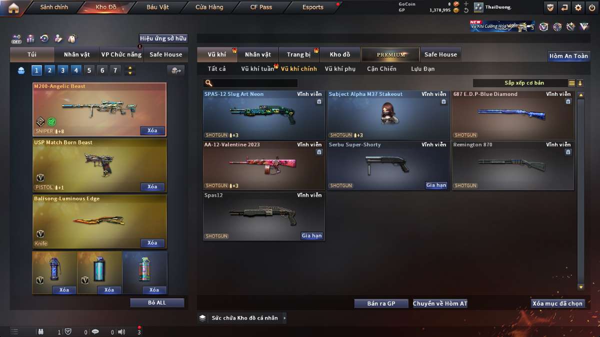 shop acc cf uy tin gia re